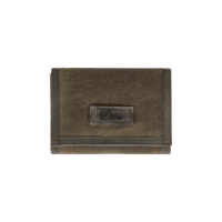 DIME WAXED VELCRO WALLET OLIVE