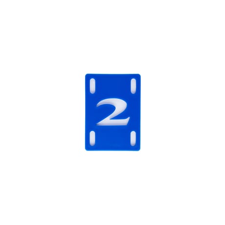 2 RISER PADS RISER PADS 1/4" BLUE