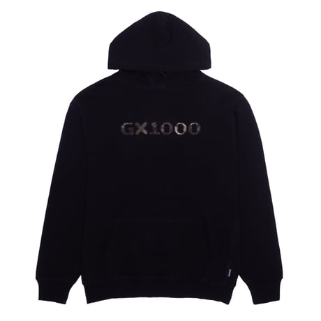 GX1000 OG LOGO CAMO HOODIE BLACK