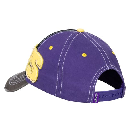 ALWAYS 5-PANEL HUMAN LOGO CAP PURPLE / BLACK / YELLOW