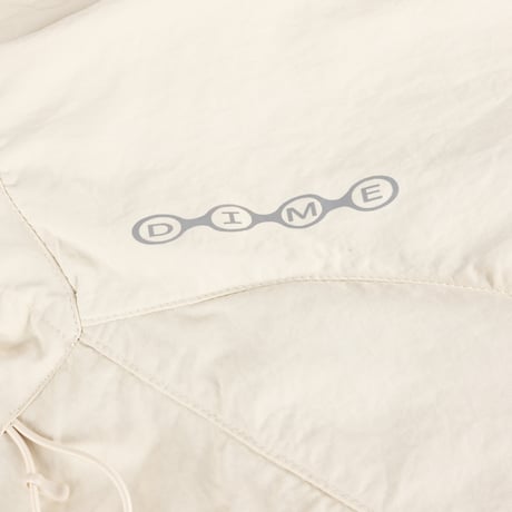 DIME CRINKLED TECH WINDBREAKER OFF WHITE