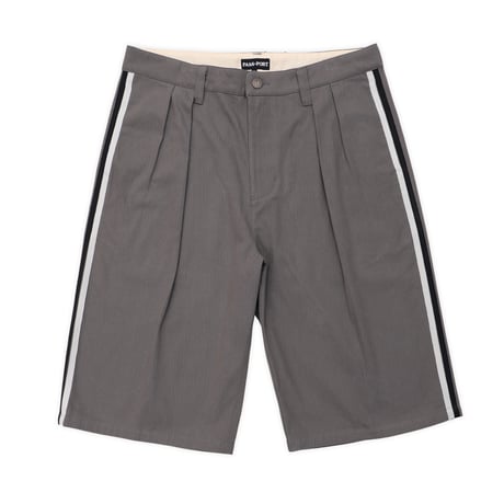 PASSPORT LEAGUES CLUB STRIPE SHORT GREY