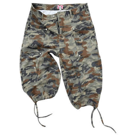 STARTEAM CAMO STAR CAPRI PANTS