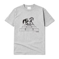 SKATEBOARD CAFE HOME GROUND TEE HEATHER GREY
