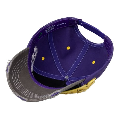 ALWAYS 5-PANEL HUMAN LOGO CAP PURPLE / BLACK / YELLOW