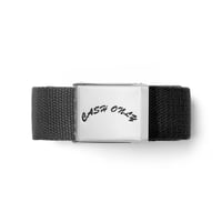 CASH ONLY LOGO WEB BELT BLACK