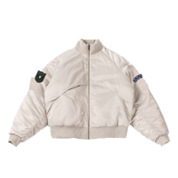 DIME UTILITY BOMBER JACKET PEARL