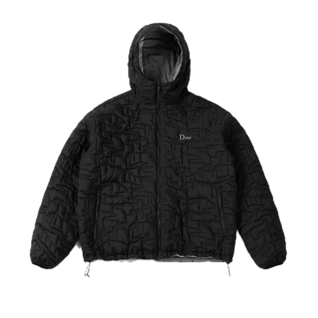 DIME REVERSIBLE INSULATED JACKET BLACK