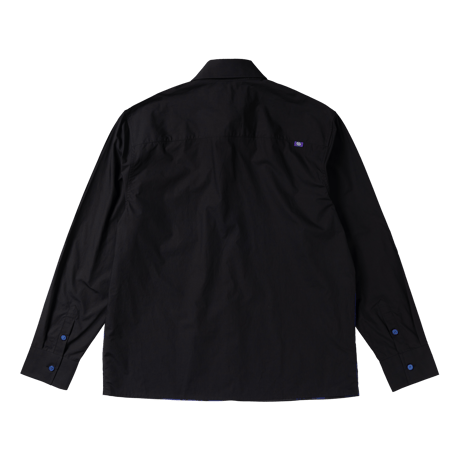 ALWAYS LANDON LONGSLEEVE SHIRT BLACK/BLUE