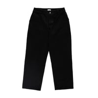 POP TRADING COMPANY BEATTIE DENIM PANTS RINSED BLACK
