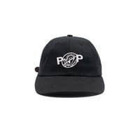 POP TRADING COMPANY NO SIX PANEL HAT BLACK