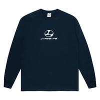 LIMOSINE EMBLEM LONG SLEEVE TEE NAVY