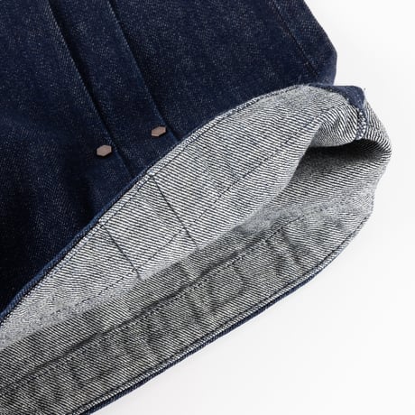 DIME PLEATED BAGGY DENIM SHORTS INDIGO