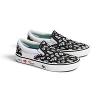 VANS X PUNKANDYO SKATE SLIP-ON BLACK/WHITE