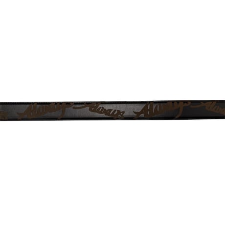 ALWAYS LAZERPRINT COWHIDE BELT BLACK / GREEN