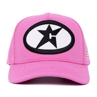 CARPET COMPANY C-STAR GLOW IN THE DARK HAT PINK