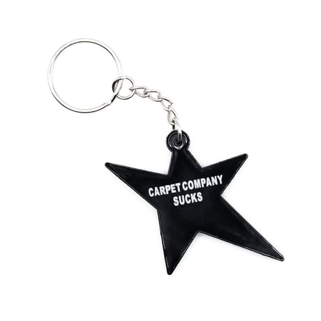 CARPET COMPANY C-STAR GLOW IN THE DARK KEYCHAIN