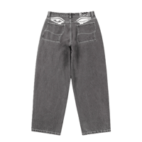 DIME BAGGY WINK DENIM PANTS FADED BLACK