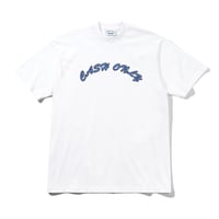 CASH ONLY GRID LOGO TEE WHITE