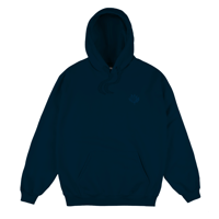 MAGENTA DENIM PLANT HOODIE NAVY