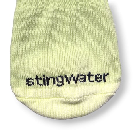 STINGWATER GROE TEC SPIDERWEB SOCKS LIME / SALT