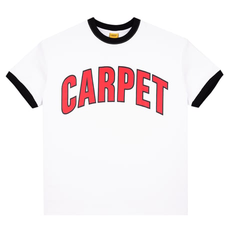 CARPET COMPANY VARSITY RINGER TEE WHITE