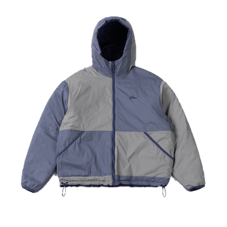 DIME REVERSIBLE INSULATED JACKET BLUE IRIS