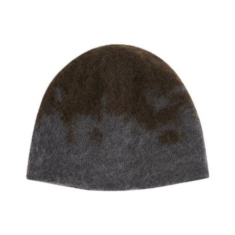 GRAMICCI MOHAIR SPLATTER BEANIE SLATE SPLATTER