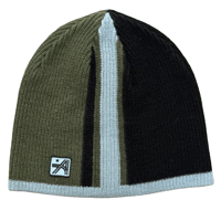 ALWAYS STRIPE BEANIE KHAKI/BLUE/BLACK