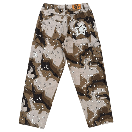 STARTEAM CHOCO CHIP CAMO STAR JEANS