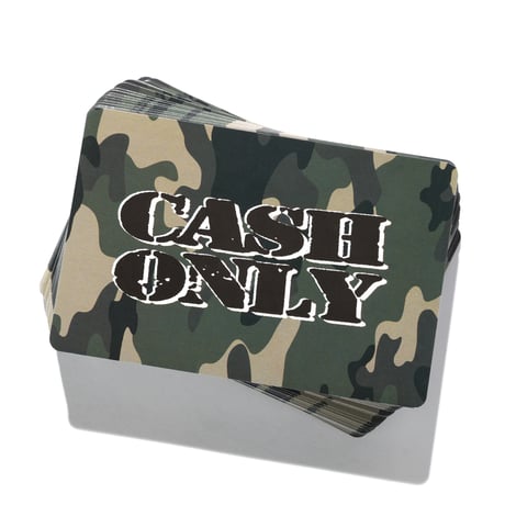 CASH ONLY PLAYING CARDS
