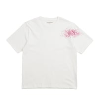 YARDSALE FLOCK TEE WHITE