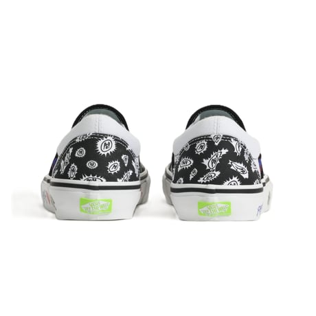 VANS X PUNKANDYO SKATE SLIP-ON BLACK/WHITE