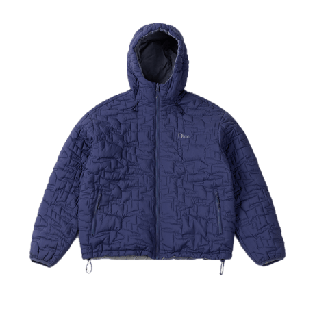 DIME REVERSIBLE INSULATED JACKET BLUE IRIS