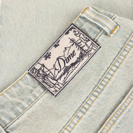 DIME RELAXED DENIM PANTS SANDBLASTED SKY BLUE