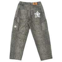 STARTEAM SNAKESKIN STAR JEANS