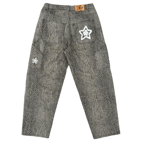 STARTEAM SNAKESKIN STAR JEANS