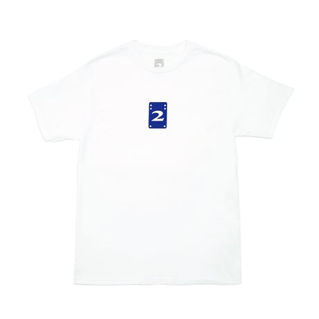 2 RISER PADS LOGO TEE WHITE
