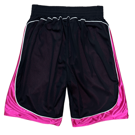 ALWAYS REVERSIBLE COURT SHORT BLACK/FUCHSIA
