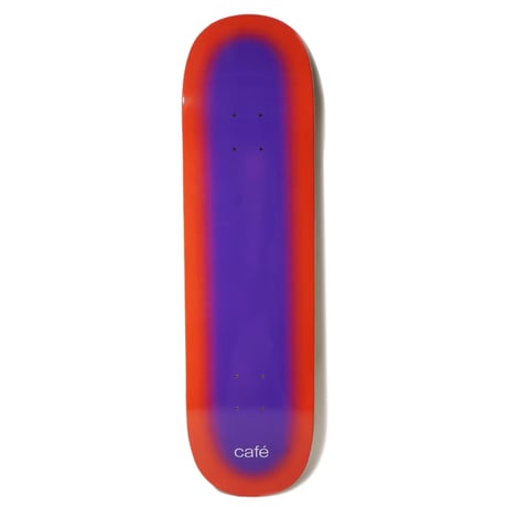 SKATEBOARD CAFE FADE DECK PURPLE/RED