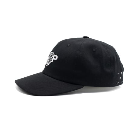 POP TRADING COMPANY NO SIX PANEL HAT BLACK