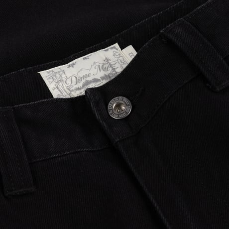 DIME BAGGY DENIM PANTS BLACK