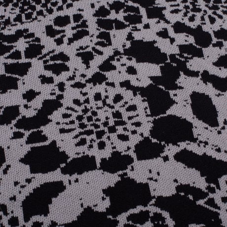 GX1000 JACQUARD KNIT SWEATER LACED GREY