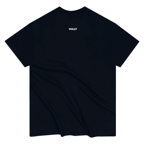 VIOLET BUT WE'RE COOLER THAN EVERYONE ELSE TEE NAVY