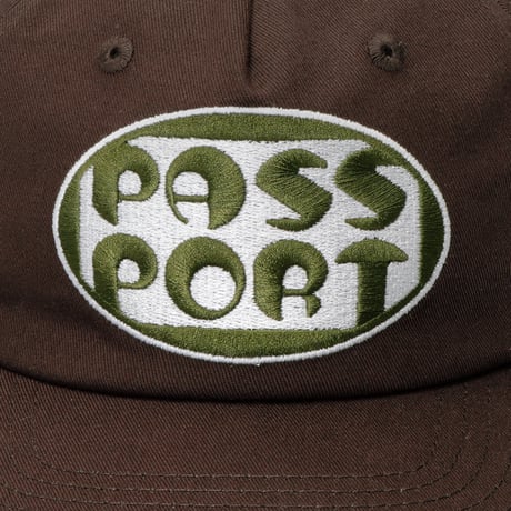 PASSPORT ROUNDED WORKERS CAP CHOC
