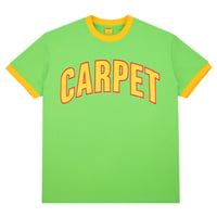 CARPET COMPANY VARSITY RINGER TEE GREEN