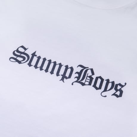 STUMP BOYS OG LOGO TEE WHITE