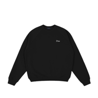 DIME CLASSIC SMALL LOGO CREWNECK BLACK