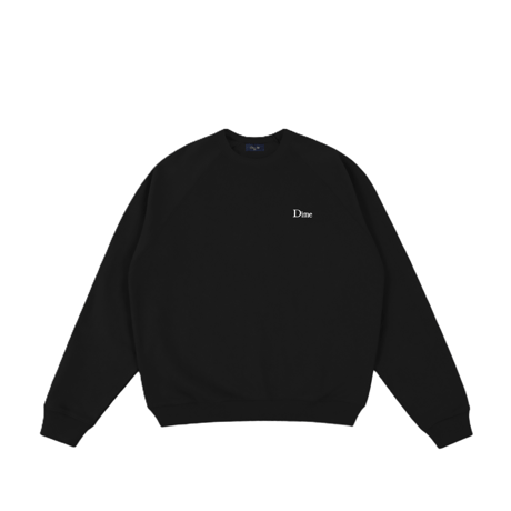 DIME CLASSIC SMALL LOGO CREWNECK BLACK