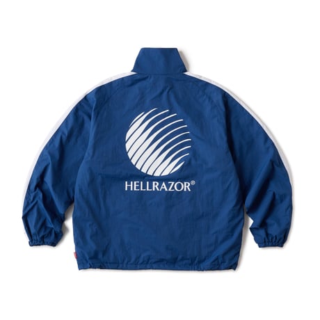 HELLRAZOR LOGO SPORT NYLON TRUCK JACKET NAVY